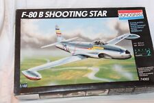 1/48 Scale Monogram, F-80B Shooting Star Jet Model Kit #74003 BN Open Box
