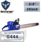 71cc Holzfforma G444 Gas Chainsaw Power Head 28inch Guide Bar Chain For MS440