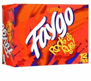 Faygo Rock and Rye, 12 oz Can (12 Pack) Free Shipping