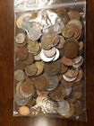 One Pound Of Foreign Currency World Coins Europe Asia Africa 1960's To Present