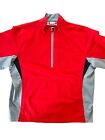 New ListingFootJoy FJ Men’s XL Red Short Sleeve Hydrolite 1/4 Zip Waterproof Rain Shirt