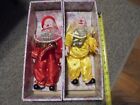 VINTAGE CIRCUS CLOWN DOLLS-NEAR MINT-1991-WITH TAGS ON BACK-2 EACH-REG# OH 17805