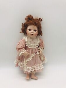 Vintage Porcelain dolls Collectible 1990 - 16 In  ( Used ) …P10