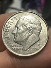 2004 P Roosevelt Dime Mintmark -  Strong Good Condition Light Date Stamp
