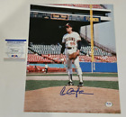 CHARLIE SHEEN Signed 11x14 Photo-MAJOR LEAGUE-RICKY VAUGHN-PSA Authenticated