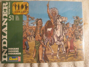 Revell 1/72nd scale #2555 Indians Out of production  SEALED  51 figures