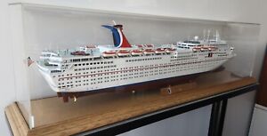 New ListingCarnival Fantasy Cruise Ship Model, REPLICA, WITH DISPLAY CASE