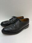Florsheim Imperial Men’s Wing Tip V-Cleat Black Leather Shoes Size 10 D Men's