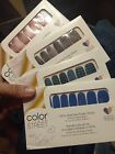 color street nail polish strips lot Of 4 Packs × 16 Per Pack,total 64 Strips