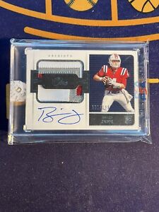 New Listing2022 Panini One Bailey Zappe RPA RC 4 Color Patch On Card Auto /199 #29 Patriots