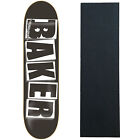 BAKER Skateboard Deck LOGO BLACK/WHITE 8.25' Black GRIP BRAND NEW IN SHRINK