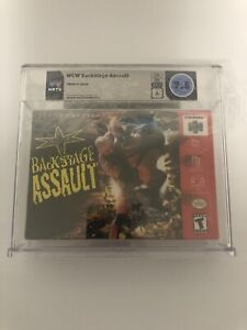 Backstage Assault Wrestling Nintendo 64 N64 WATA Graded 7.5 SEALED NOT VGA CGC