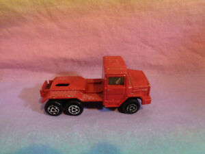 Majorette Magirus Dump Truck Service Red France -- AS IS Semi Truck Cab Only