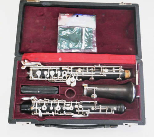 Vintage 1985 A Laubin Grendillia Wood Oboe w/ Original Case #1714 ~ Free Ship