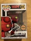 Funko Pop! Comics Hellboy Limited Edition Chase #01 In Free Pop Protector