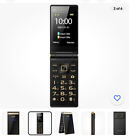 Yeemi M2-C - Black (Unlocked) 3G GSM Global Dual SIM Camera Flip Cell Phone