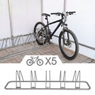 LUCKYERMORE 5 Bike Bicycle Rack Floor Parking Holder Stand Garage Cycling Indoor