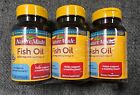 3 New Nature Made Fish Oil 1200 mg 60 Softgels Each Exp July 2026