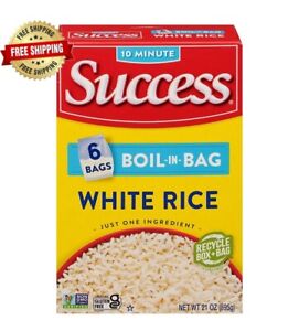 Success Boil-In-Bag Rice, White Rice, Quick and Easy Rice Meals, 21-Ounce Box ⭐️