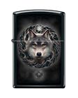 Zippo 86650 Anne Stokes Collection Wolf Black Matte Lighter