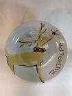 Pottery Barn RUDOLPH Reindeer LARGE 12” Pasta Serving Bowl Holiday Nesting