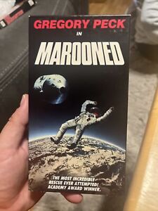 New ListingMarooned VHS 1988 VCR Video Tape Movie Gregory Peck Sci-Fi Classic Film