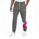 Puma Formstrip Woven Drawstring Basketball Pants Mens Grey Casual Athletic Botto