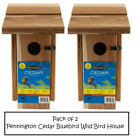2 Pack- Pennington Cedar Bluebird Wild Bird House | Free Ship & Best Price!