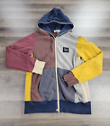 Vintage BAPE Jacket Medium Colorblock Full Zip Made In Japan Streetwear Rare