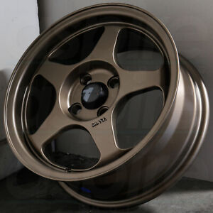 15x6.5 Bronze Wheels AVID1 AV08 4x100 35 (Set of 4)  73.1