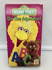 Sesame Street - Do the Alphabet (VHS, 1996) Untested Preloved Free Shipping