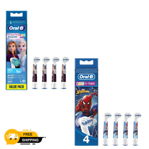 Oral-B Kids Electric Toothbrush Head, featuring Frozen 2 and Marvel's Spiderman