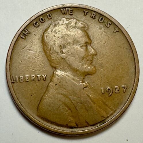 1927 P Philadelphia U.S. Lincoln Wheat Penny