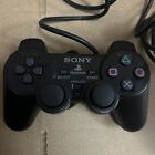 Sony PlayStation 2 Wired DualShock Controller Black Untested As Is