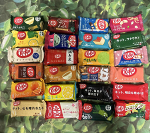 New ListingJapanese kit kats mini kitkats 24P ALL DIFFERENT flavors candy Ships From USA