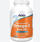 NOW FOODS Molecularly Distilled Omega-3 (EPA, DHA) 500 Softgels FREE SHIPPING