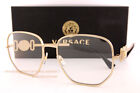 Brand New VERSACE Eyeglass Frames VE 1283 1002  Gold For Men Women 56mm