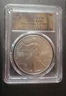 New Listing2023 AMERICAN SILVER EAGLE FIRST STRIKE SILVER FOIL LABEL PCGS PERFECT MS70
