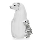 Sparkling White Bear Brooches Fashion Metal Party Animal Pin Women Jewelry Gift