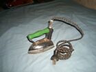 Vintage Antique Child's Miniature Electric Meco Toy Iron Working