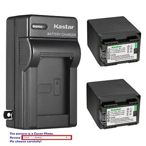 Kastar BP-745 Battery AC Wall Charger for Canon VIXIA HF R600 HFR600 Camera