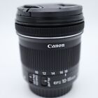 New ListingCanon EF-S 10-18mm f/4.5-5.6 IS STM Lens, Lens On [Near Mint]