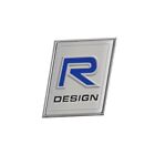 R Design Metal Emblem Badge Sticker Volvo V C XC S 40 50 60 70 80 90 Silver