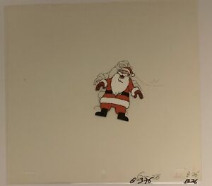 Inspector Gadget - Original Animation Cel & Sketch - Santa Clause