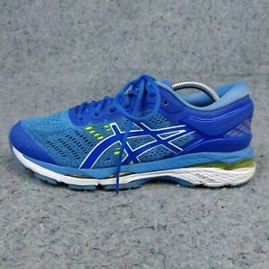 Asics Gel Kayano 24 Womens Running Shoes Size 7.5 Trainers Athletic Blue T799N