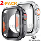 2-Pack Case For Apple Watch 8/7/6/5 Screen Protector Full Cover 44/45mm To Ultra