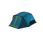 Coleman Skydome Camping Tent with Dark Room Technology and Screened Porch, We...