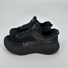 Hoka One Bondi 7 Womens Size 8.5 Running Shoes Sneakers Triple Black