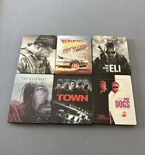 lot of 6 Blu Ray steelbooks Back To The Future, War Dogs, Town, American Sniper