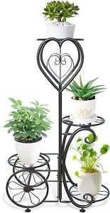 Wrought Iron Plant Stands Indoor Outdoor, Metal Tall Flower Stand, Pot Holder